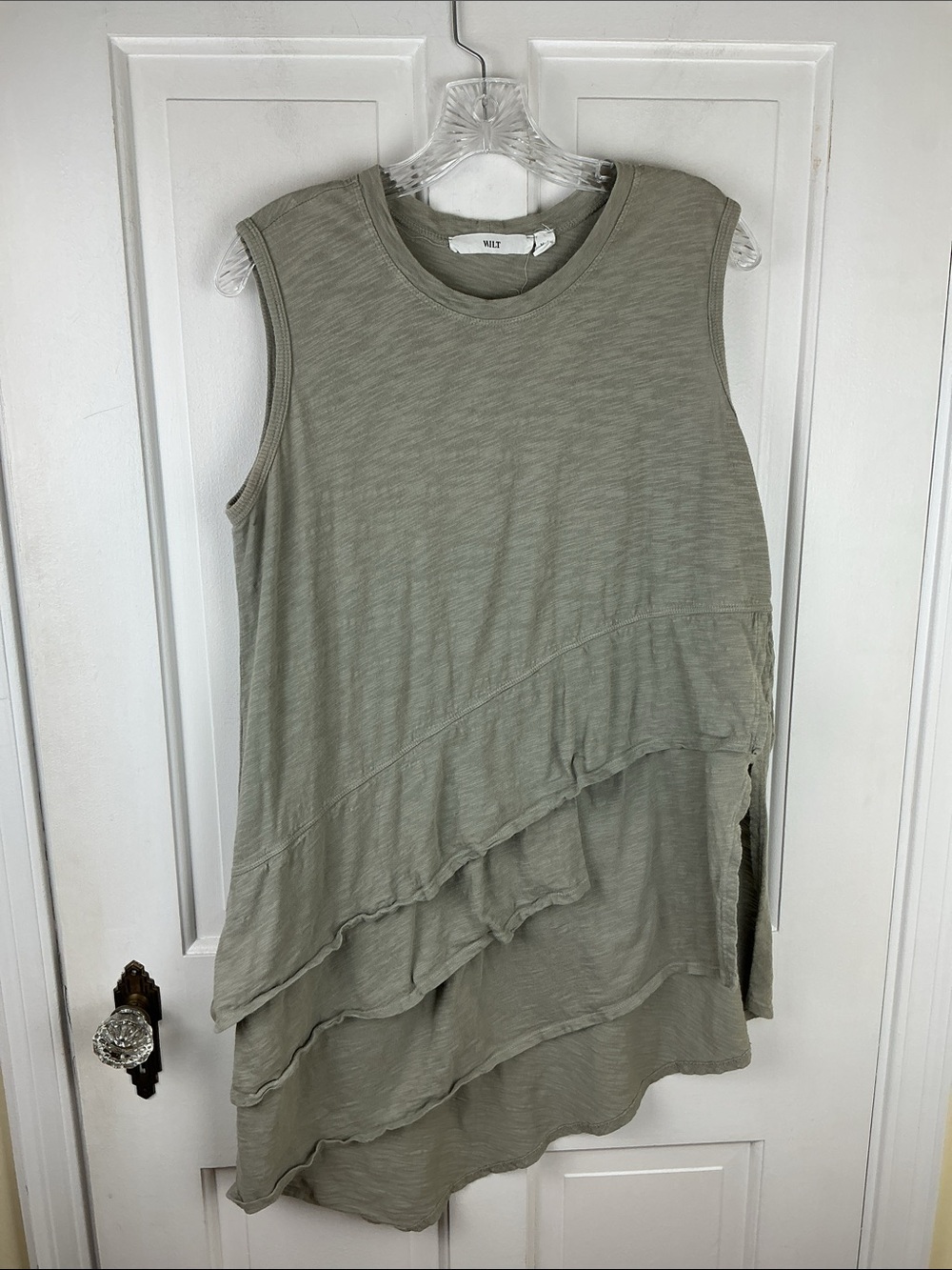Wilt Asymmetric Ruffle Tunic